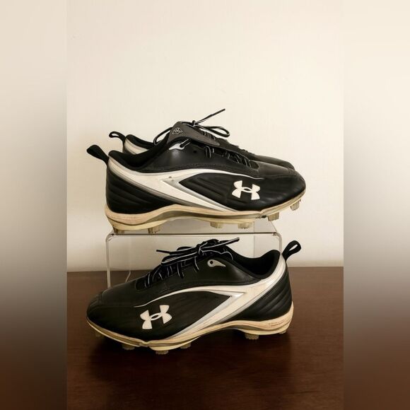 Under armour softball rotational traction lace up cleats sz 8 - Picture 1 of 10